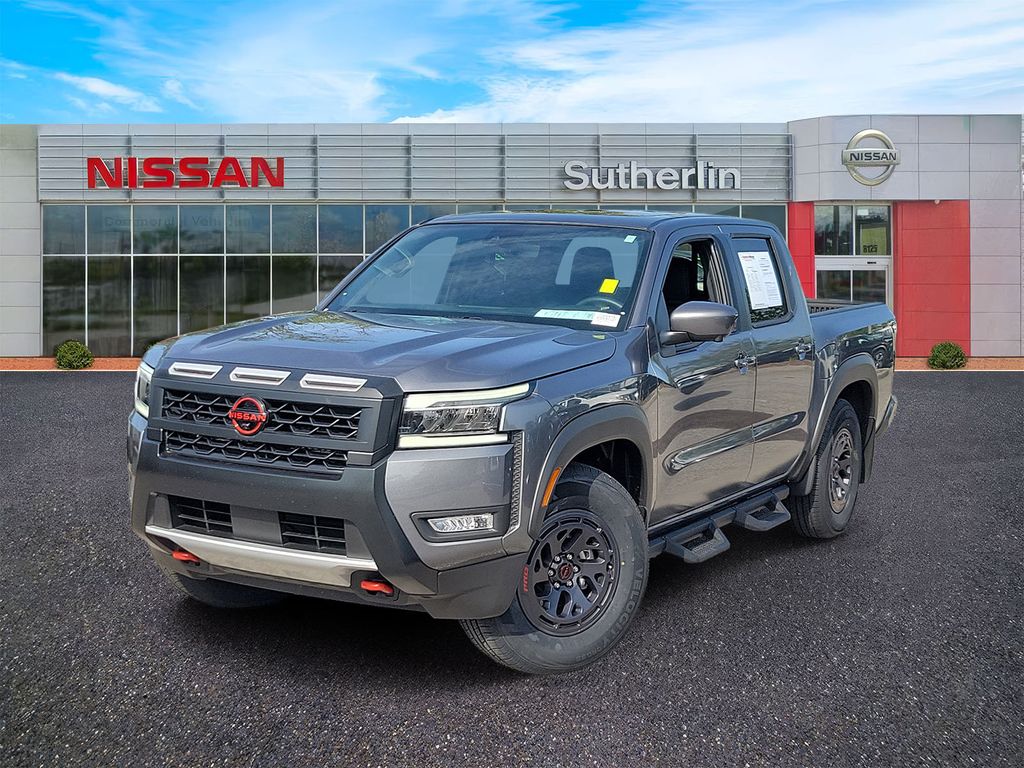 Gray (Gun Metallic) 2025 Nissan Frontier Pickup Truck 4X2 9-Speed Automatic Overdrive