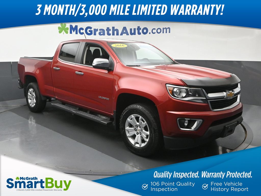 Red Rock Metallic 2016 Chevrolet Colorado Pickup Truck 4X2 6-Speed Automatic