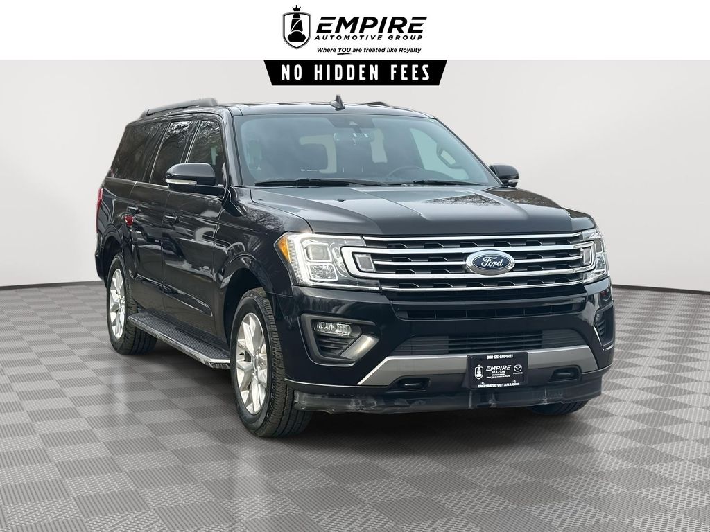 AGATE BLACK METALLIC 2021 Ford Expedition MAX XLT 4WD SUV / Crossover Four-Wheel Drive Automatic