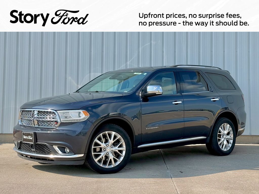 Gray (Steel Metallic) 2015 Dodge Durango SUV / Crossover All-Wheel Drive 8-Speed Automatic