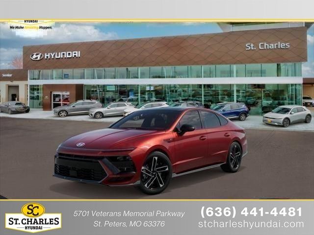 Ultimate Red 2026 Hyundai Sonata Sedan Front-Wheel Drive 8-Speed Automatic