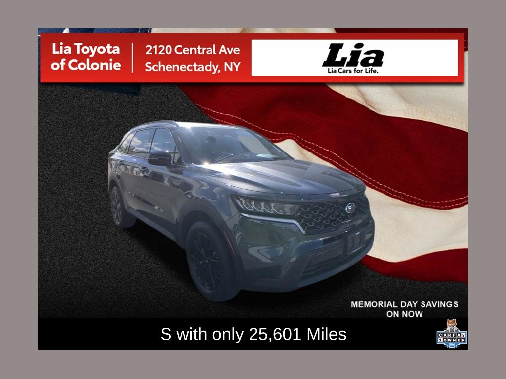 Gravity Gray 2021 Kia Sorento S AWD SUV / Crossover All-Wheel Drive 8-Speed Automatic