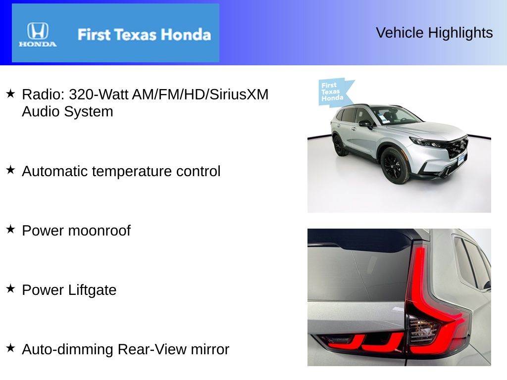 Used Car 2025 Honda Cr-v Hybrid  Sport-l For Sale Under $35,000 In Austin, Texas