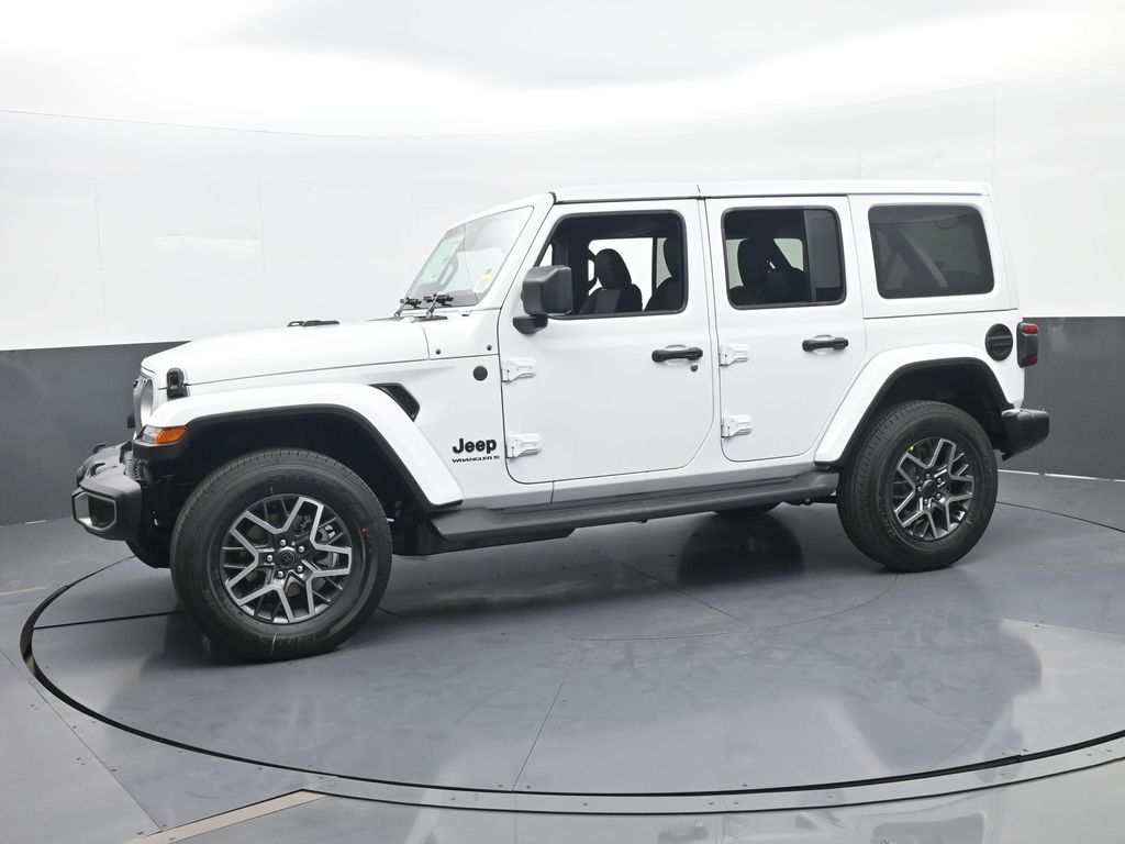 New 2026 Bright White Clearcoat Jeep Sahara image 2