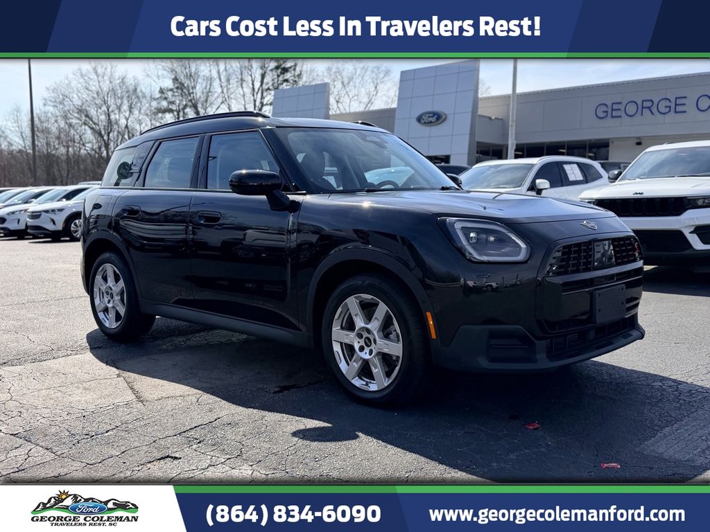 Midnight Black 2025 MINI Countryman Cooper S ALL4 SUV / Crossover All-Wheel Drive 7-Speed Automatic