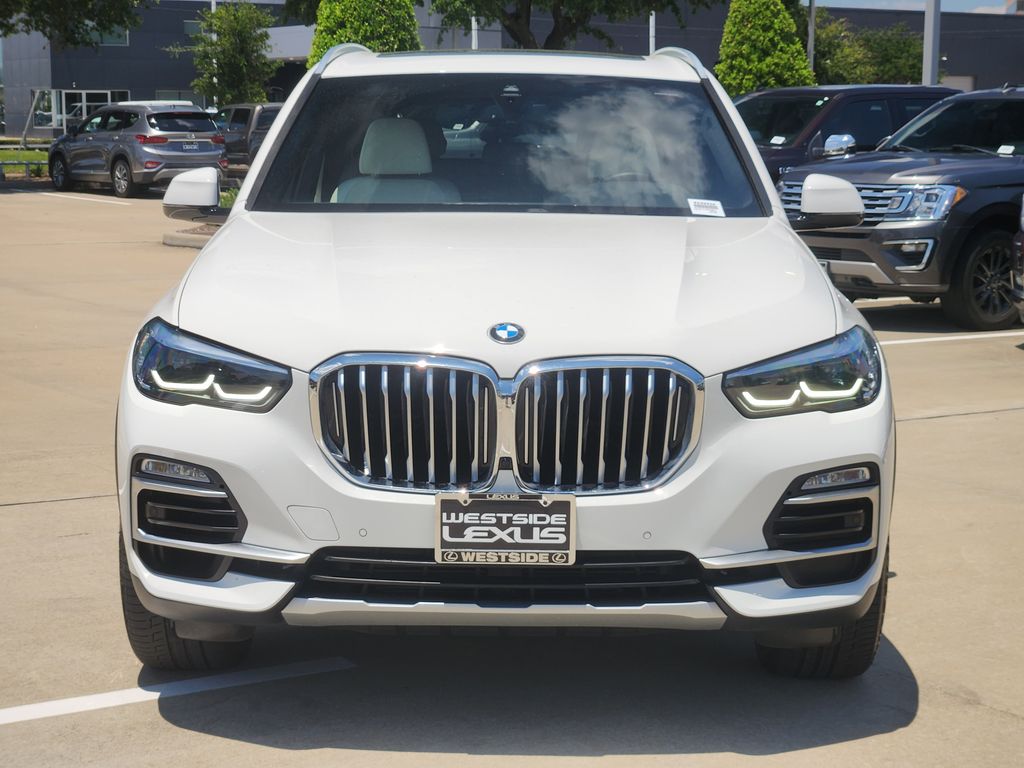 2021 BMW X5 sDrive40i White at Mac Haik CDJR North Houston