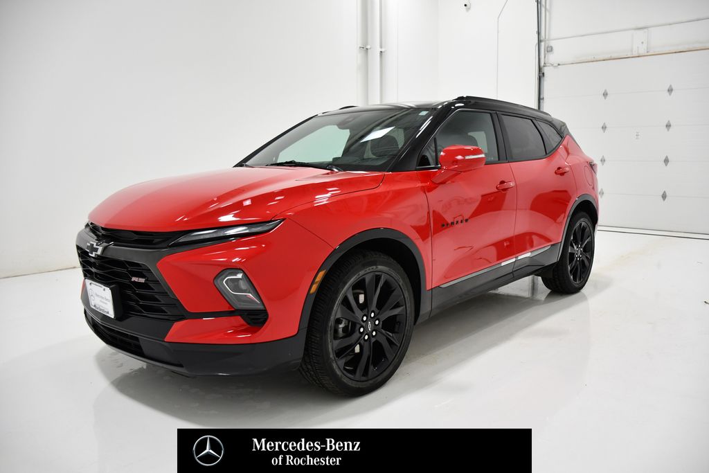 Red Hot 2023 Chevrolet Blazer RS AWD SUV / Crossover All-Wheel Drive 9-Speed Automatic Overdrive