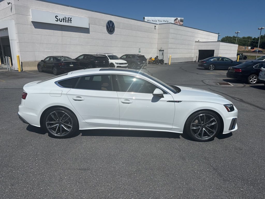 2023 Audi A5 Sportback 45 S line Premium Plus White at Audi Porsche Sewickley
