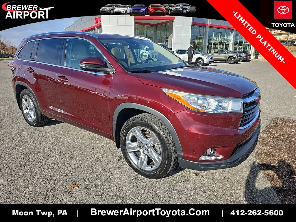 2016 Toyota Highlander Limited Platinum