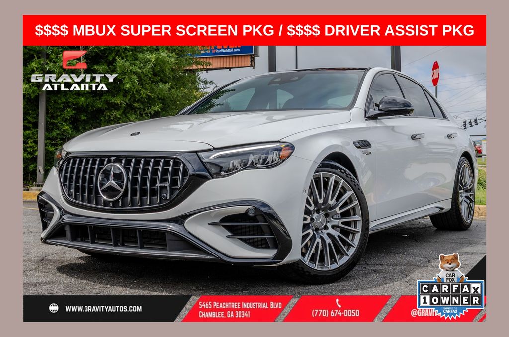 White 2026 Mercedes-Benz E-Class Sedan All-Wheel Drive 9-Speed Automatic