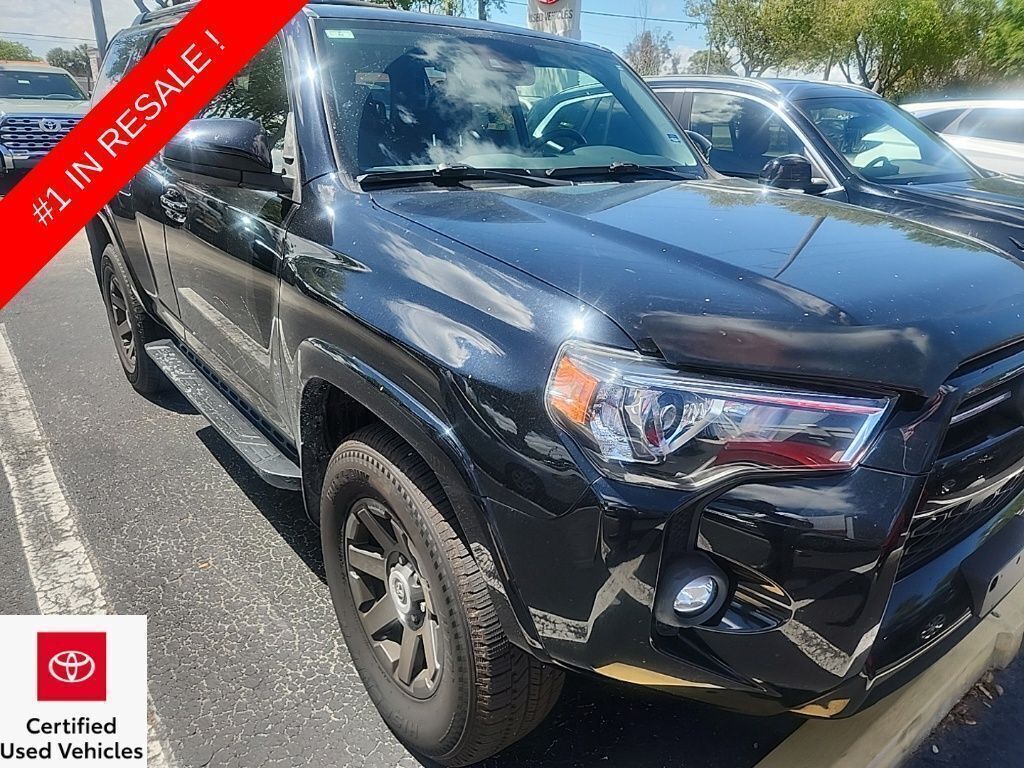 Midnight Black Metallic 2022 Toyota 4Runner Trail Special Edition 4WD SUV / Crossover Four-Wheel Drive 5-Speed Automatic