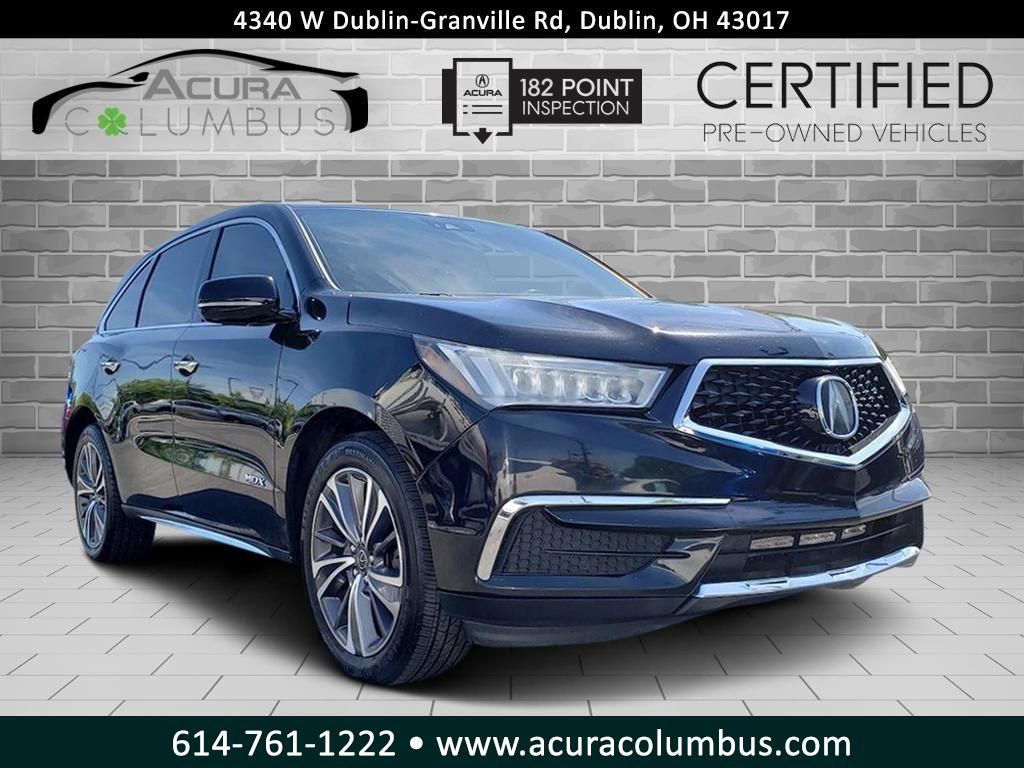 Majestic Black Pearl 2019 Acura MDX SUV / Crossover All-Wheel Drive 9-Speed Automatic