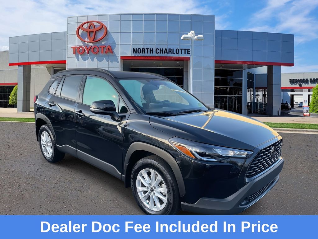 Jet Black 2024 Toyota Corolla Cross LE FWD SUV / Crossover Front-Wheel Drive Continuously Variable Transmission