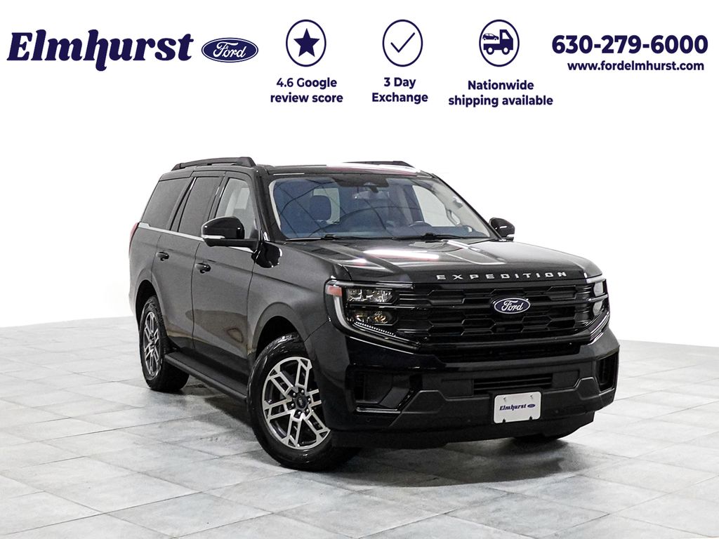 Agate Black Metallic 2025 Ford Expedition Active 4WD SUV / Crossover Four-Wheel Drive Automatic