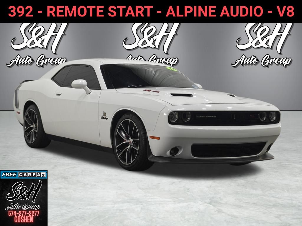 2018 Dodge Challenger R/T Scat Pack RWD Blanco (White Knuckle Clearcoat) Coupé Tracción trasera 8 velocidades Automática