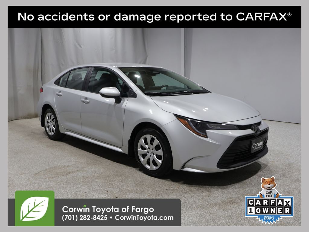 Classic Silver Metallic 2026 Toyota Corolla Sedan Front-Wheel Drive Continuously Variable Transmission