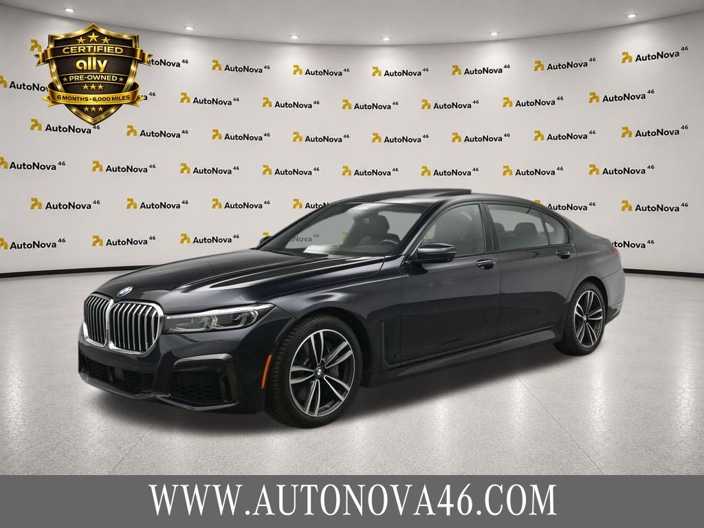 Carbon Black Metallic 2020 BMW 7 Series Sedan All-Wheel Drive 8-Speed Automatic