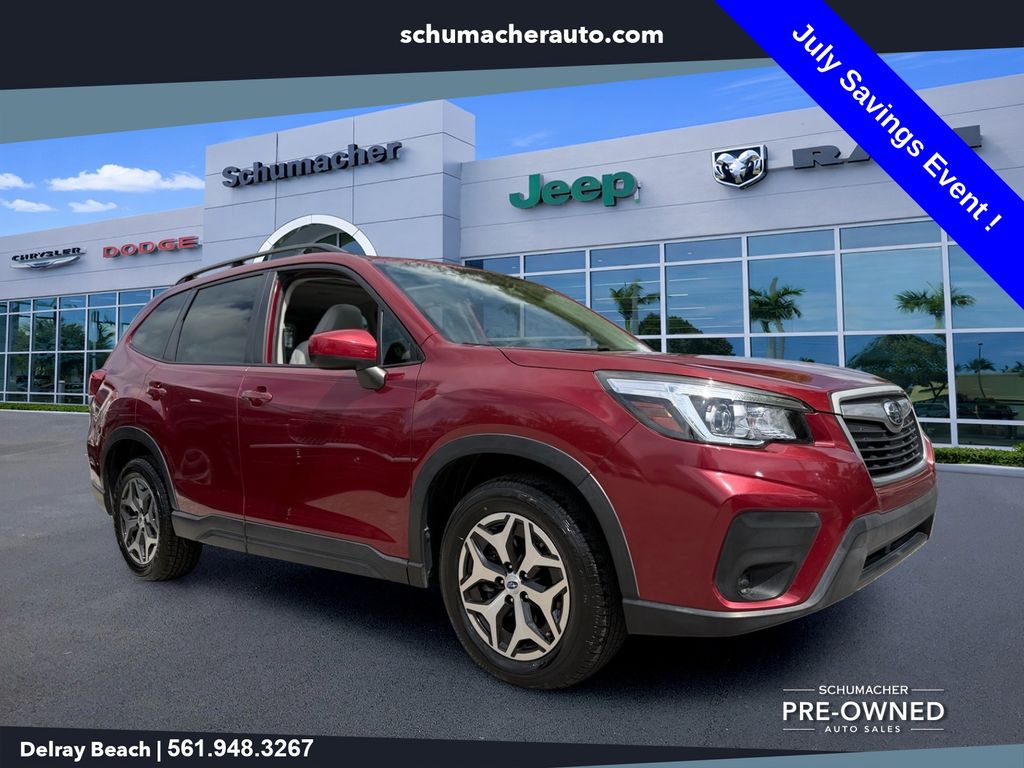 Crimson Red Pearl 2020 Subaru Forester SUV / Crossover All-Wheel Drive Continuously Variable Transmission