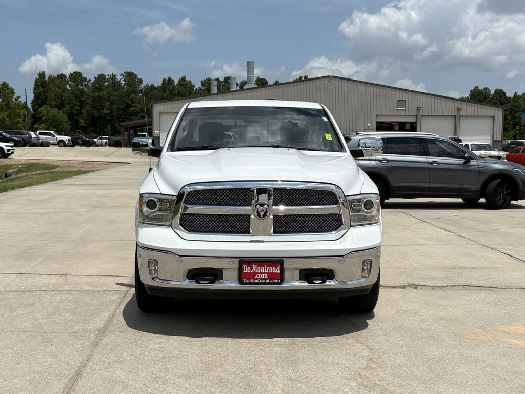 2016 Ram 1500 Laramie Longhorn White at DeMontrond Ford