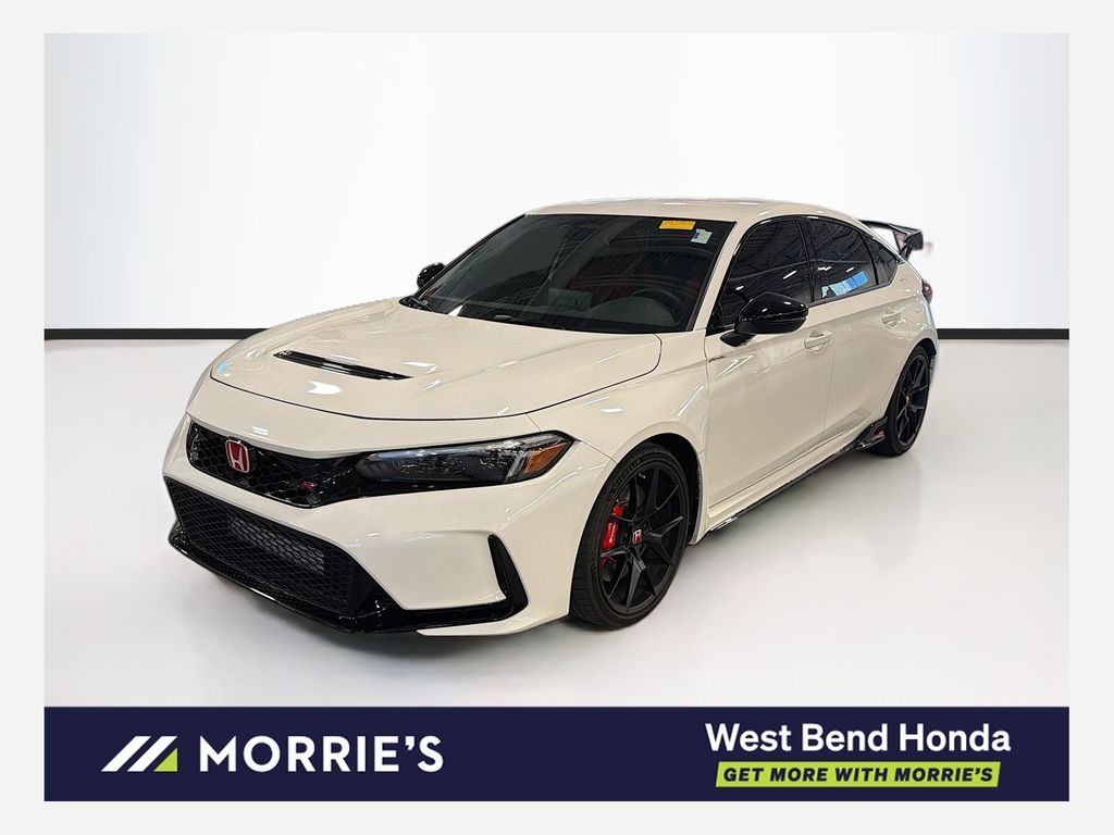 Championship White 2025 Honda Civic Type R Hatchback Front-Wheel Drive 6-Speed Manual