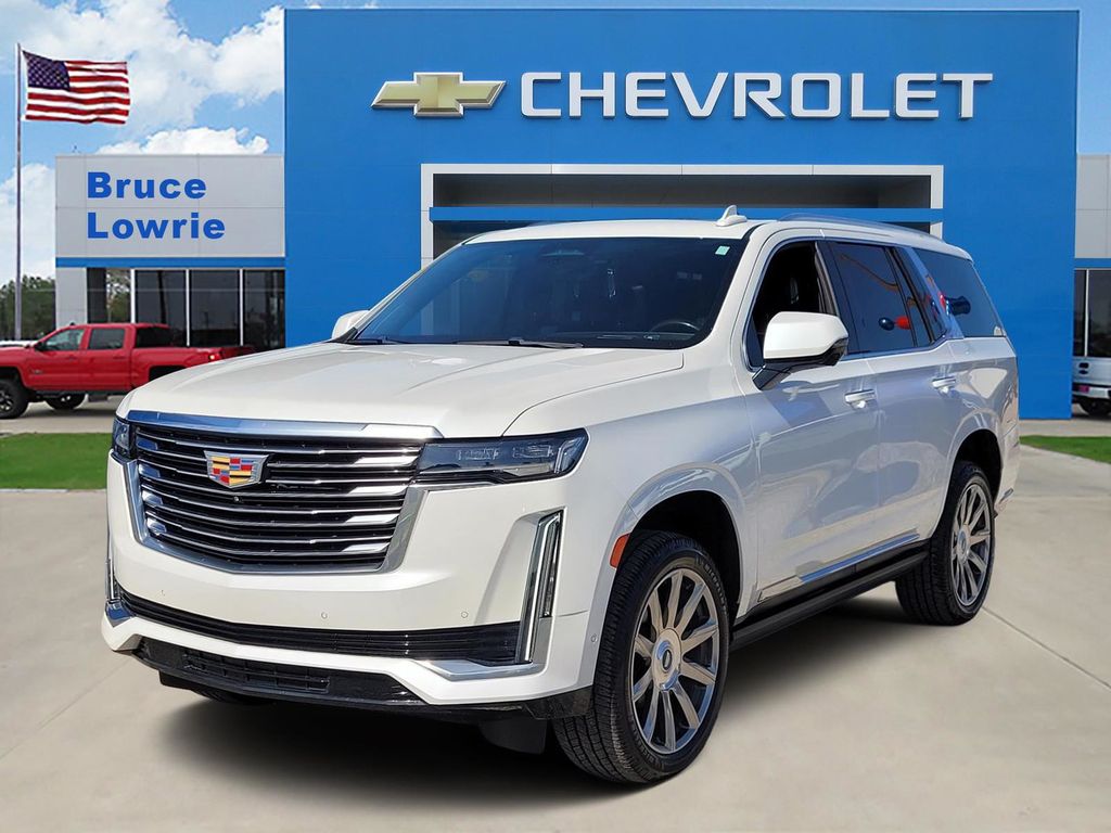 Crystal White 2021 Cadillac Escalade SUV / Crossover Four-Wheel Drive