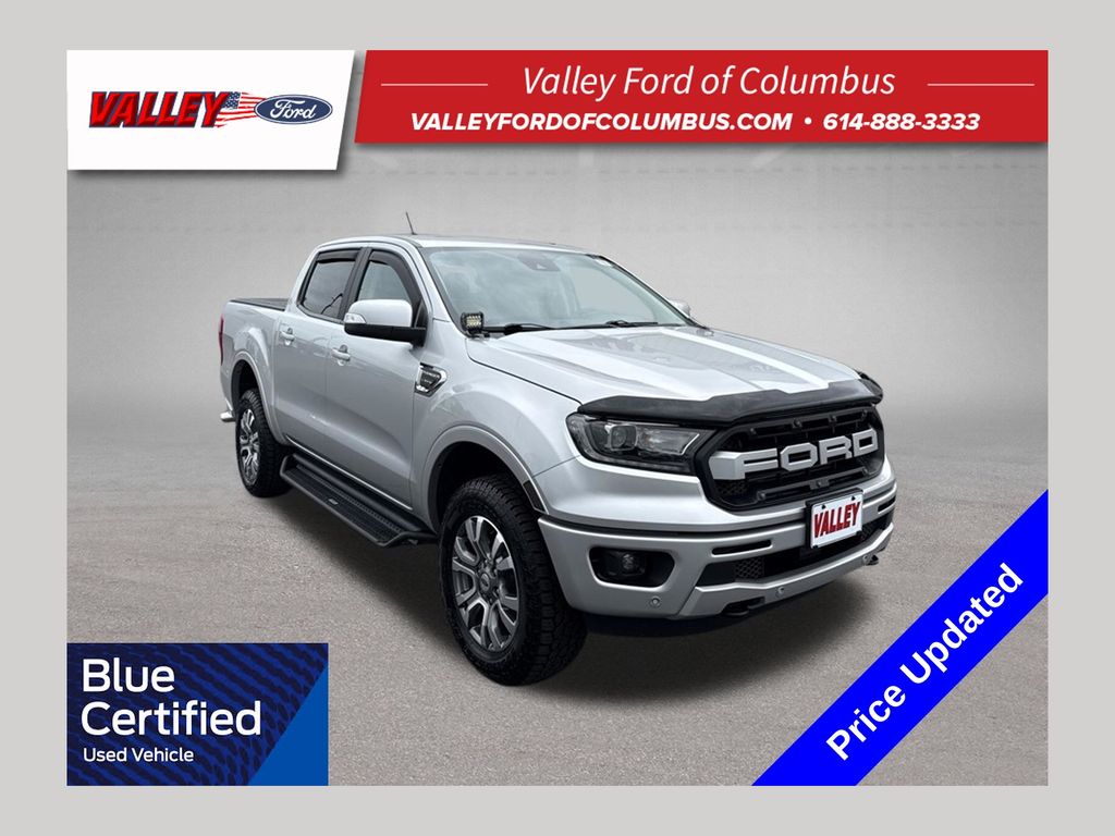 Ingot Silver 2019 Ford Ranger Pickup Truck Four-Wheel Drive Automatic