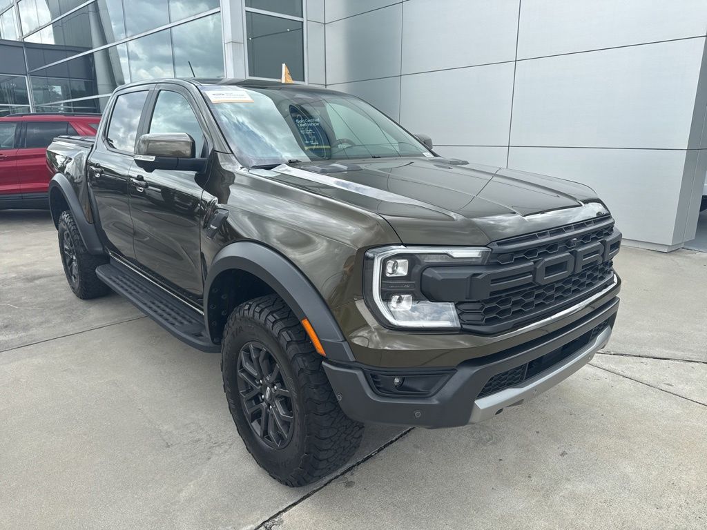 Shelter Green Metallic 2024 Ford Ranger Pickup Truck Four-Wheel Drive Automatic