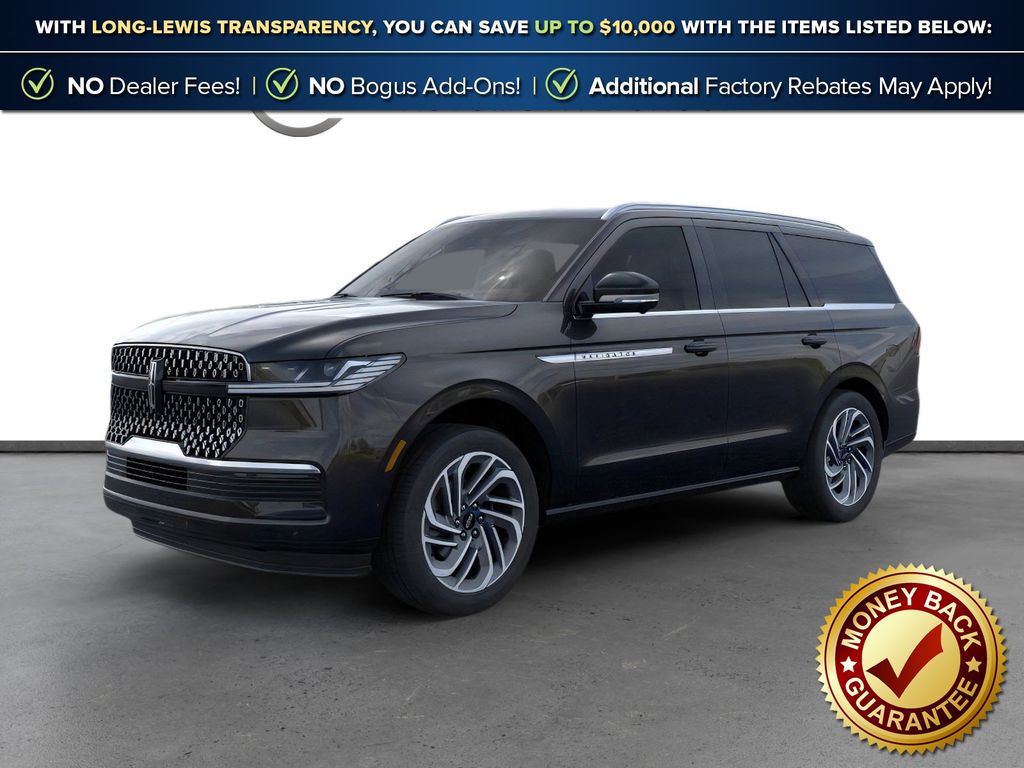Infinite Black Metallic Clearcoat 2025 Lincoln Navigator SUV / Crossover Four-Wheel Drive Automatic