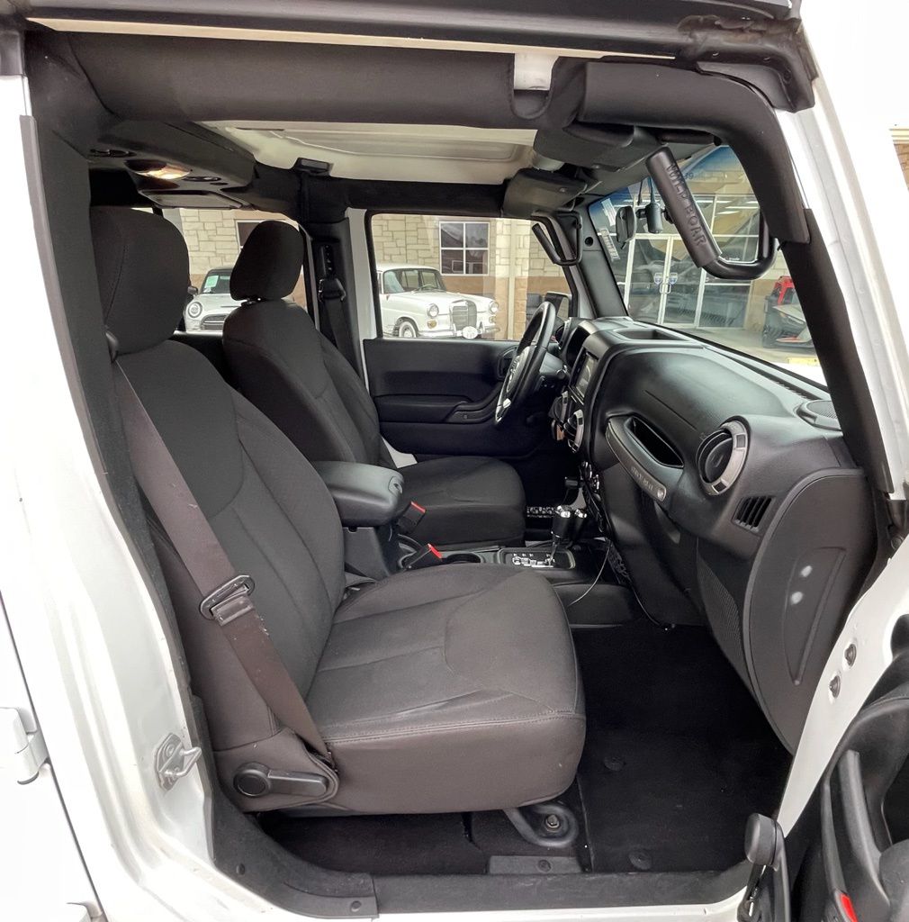 2017 Jeep Wrangler Unlimited Sport White at Classic Chevrolet Galveston