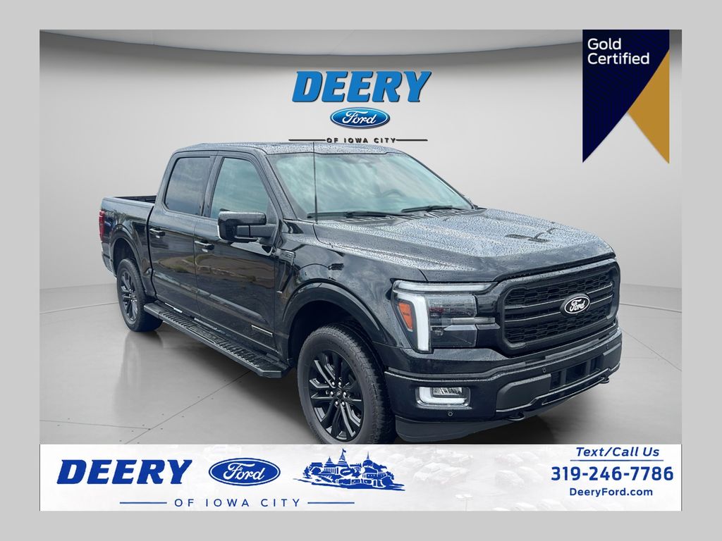 Agate Black Metallic 2024 Ford F-150 Pickup Truck Four-Wheel Drive Automatic