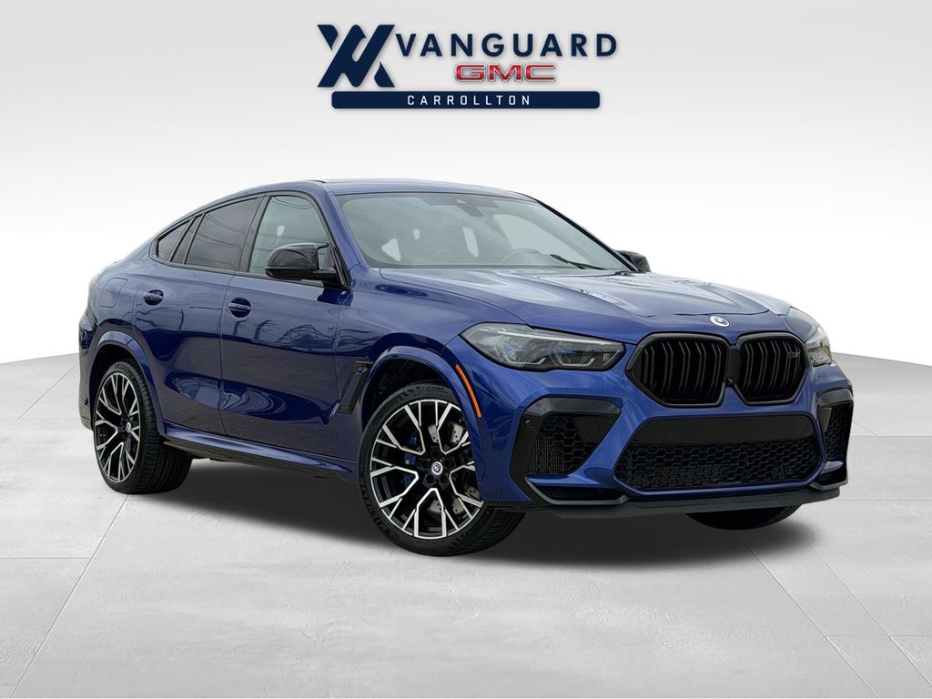 Marina Bay Blue Metallic 2023 BMW X6 M SUV / Crossover All-Wheel Drive 8-Speed Automatic
