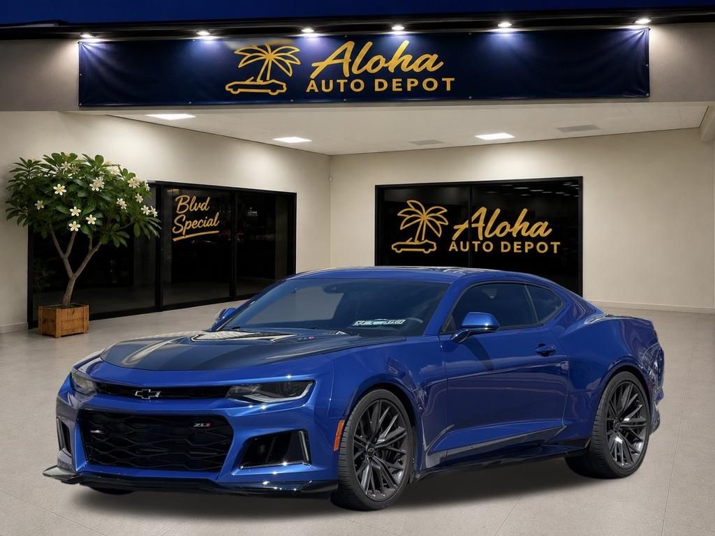 Blue Metallic 2020 Chevrolet Camaro Coupe Rear-Wheel Drive 6-Speed Manual