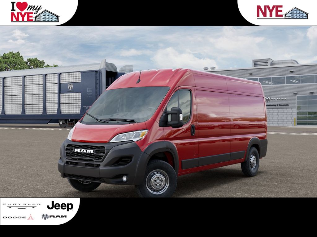 Flame Red Clearcoat 2026 RAM ProMaster Van 9-Speed Automatic