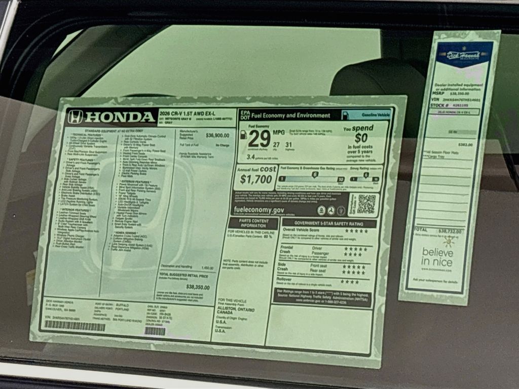 2026 Honda CR-V EX-L