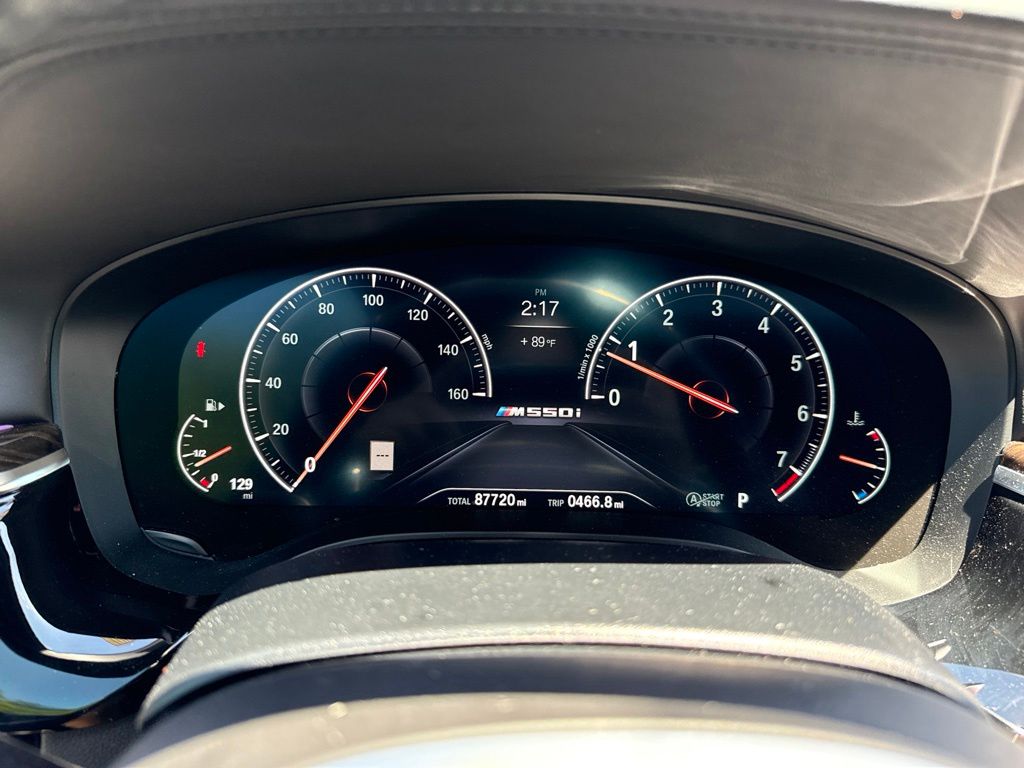 2019 Black Sapphire Metallic BMW 5 Series M550i xDrive AWD Sedan