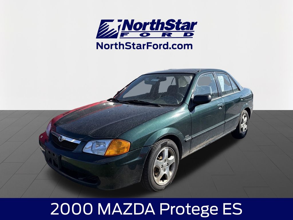 Green 2000 Mazda Protege ES Sedan Front-Wheel Drive 4-Speed Automatic Overdrive