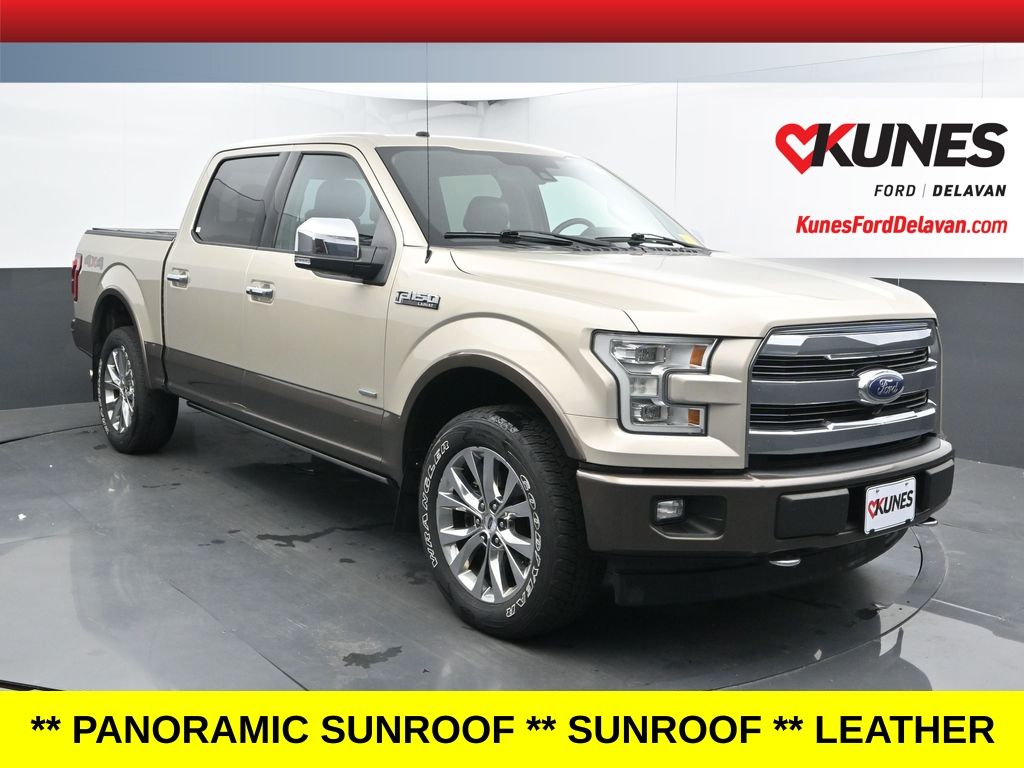 White 2017 Ford F-150 Pickup Truck Four-Wheel Drive Automatic