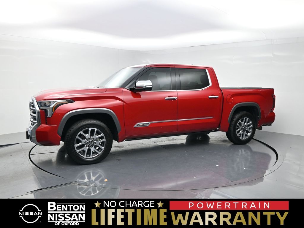 Red 2022 Toyota Tundra Pickup Truck Four-Wheel Drive Automatic