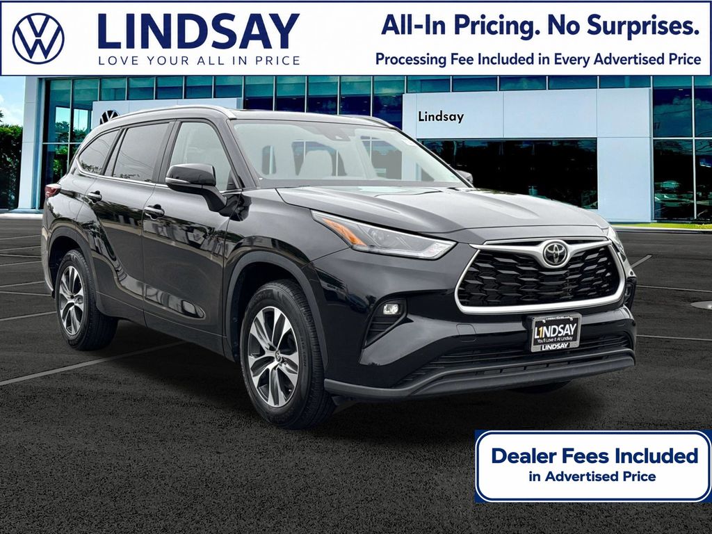 Midnight Black Metallic 2023 Toyota Highlander SUV / Crossover Front-Wheel Drive 8-Speed Automatic