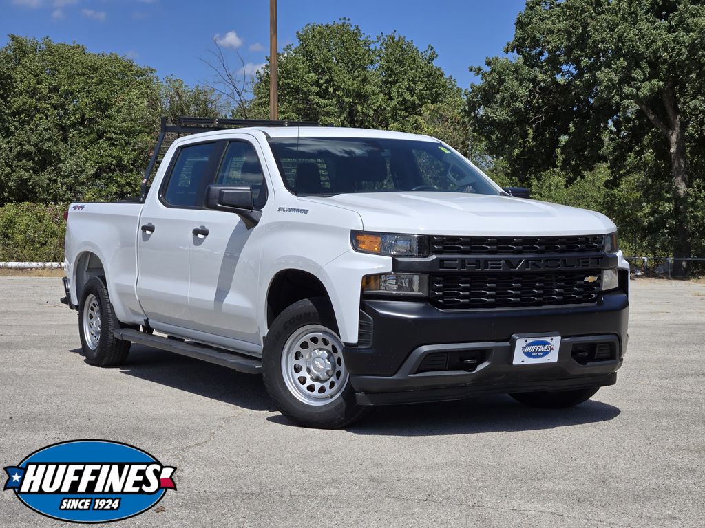 Summit White 2020 Chevrolet Silverado 1500 Pickup Truck Four-Wheel Drive 6-Speed Automatic Overdrive