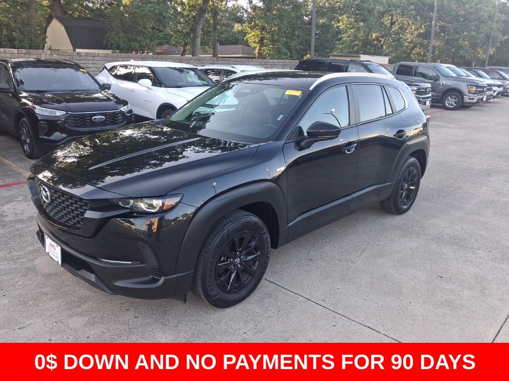 Jet Black Mica 2025 Mazda CX-50 Hybrid Preferred AWD SUV / Crossover All-Wheel Drive Continuously Variable Transmission