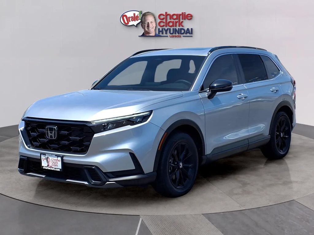 Lunar Silver Metallic 2023 Honda CR-V Hybrid Sport FWD SUV / Crossover Front-Wheel Drive Continuously Variable Transmission