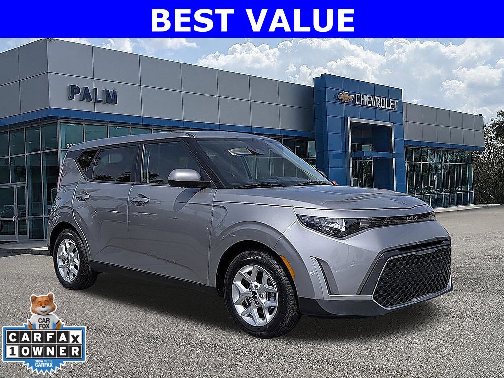 Steel Gray 2023 Kia Soul SUV / Crossover Front-Wheel Drive Continuously Variable Transmission
