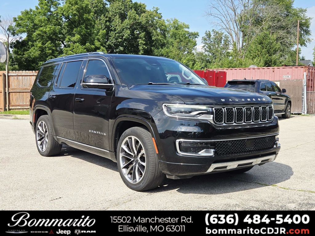 Diamond Black 2023 Jeep Wagoneer SUV / Crossover Four-Wheel Drive 8-Speed Automatic