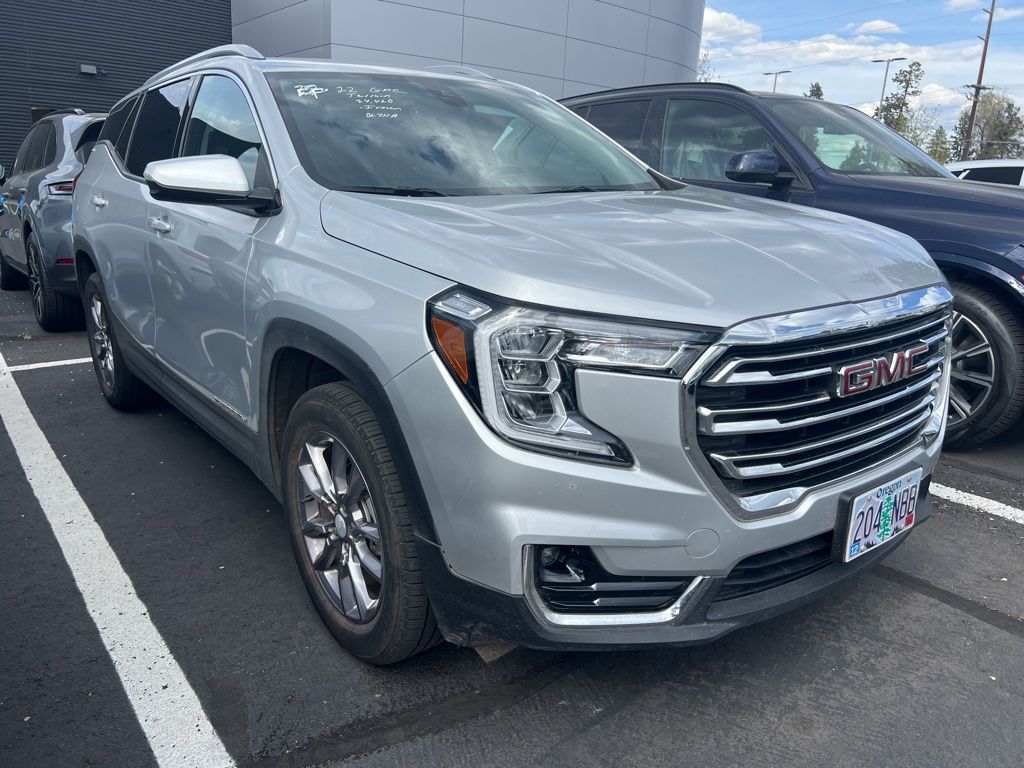 Quicksilver Metallic 2022 GMC Terrain SLT AWD SUV / Crossover All-Wheel Drive 9-Speed Automatic