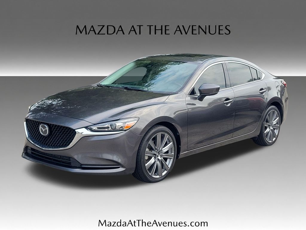 Machine Gray 2021 Mazda MAZDA6 Sedan Front-Wheel Drive 6-Speed Automatic