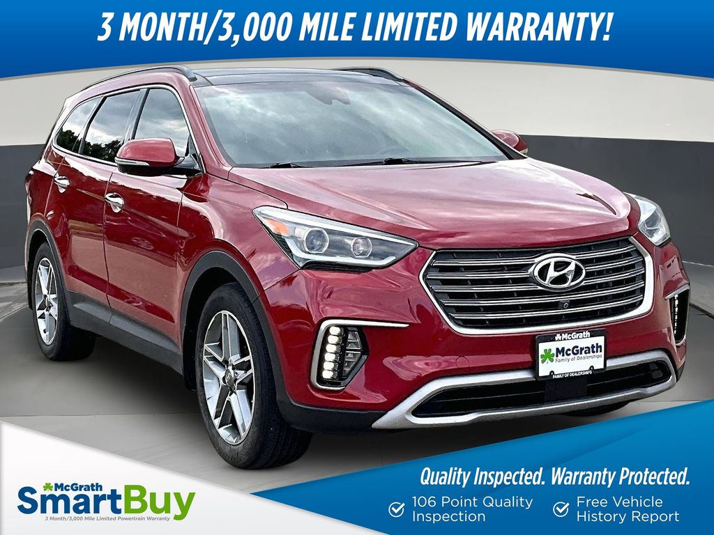 Regal Red Pearl 2018 Hyundai Santa Fe SUV / Crossover All-Wheel Drive 6-Speed Automatic