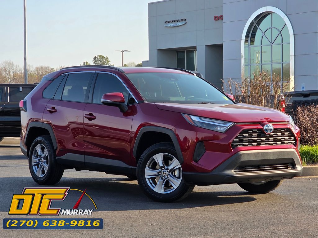 Red 2024 Toyota RAV4 Hybrid XLE AWD SUV / Crossover All-Wheel Drive Continuously Variable Transmission