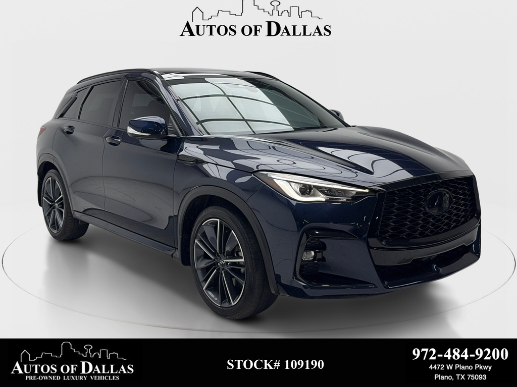 Hermosa Blue 2025 INFINITI QX50 SUV / Crossover All-Wheel Drive Continuously Variable Transmission
