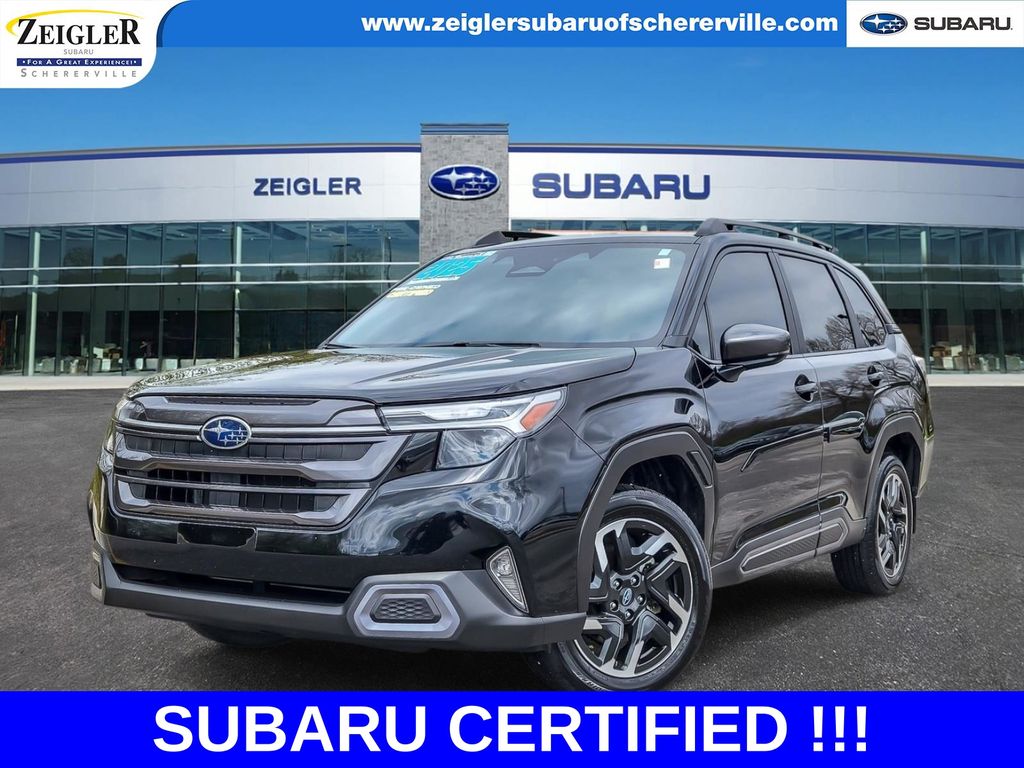 Crystal Black Silica 2025 Subaru Forester Limited Crossover AWD SUV / Crossover All-Wheel Drive Continuously Variable Transmission